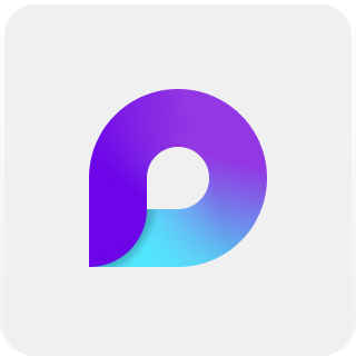 Microsoft Loop logo with grey background