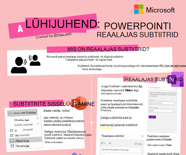 reaalajas subtiitrid