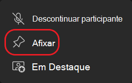 Teams-Pin fluxo com círculos com círculos