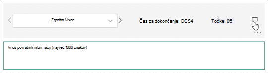 Comment on quiz answers