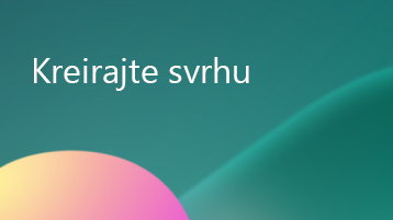 Ilustracija sa tekstualnom prekrivkom na kojoj piše „Stvorite osećaj svrhe“