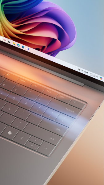 Bild på en Microsoft Surface Copilot+ PC.